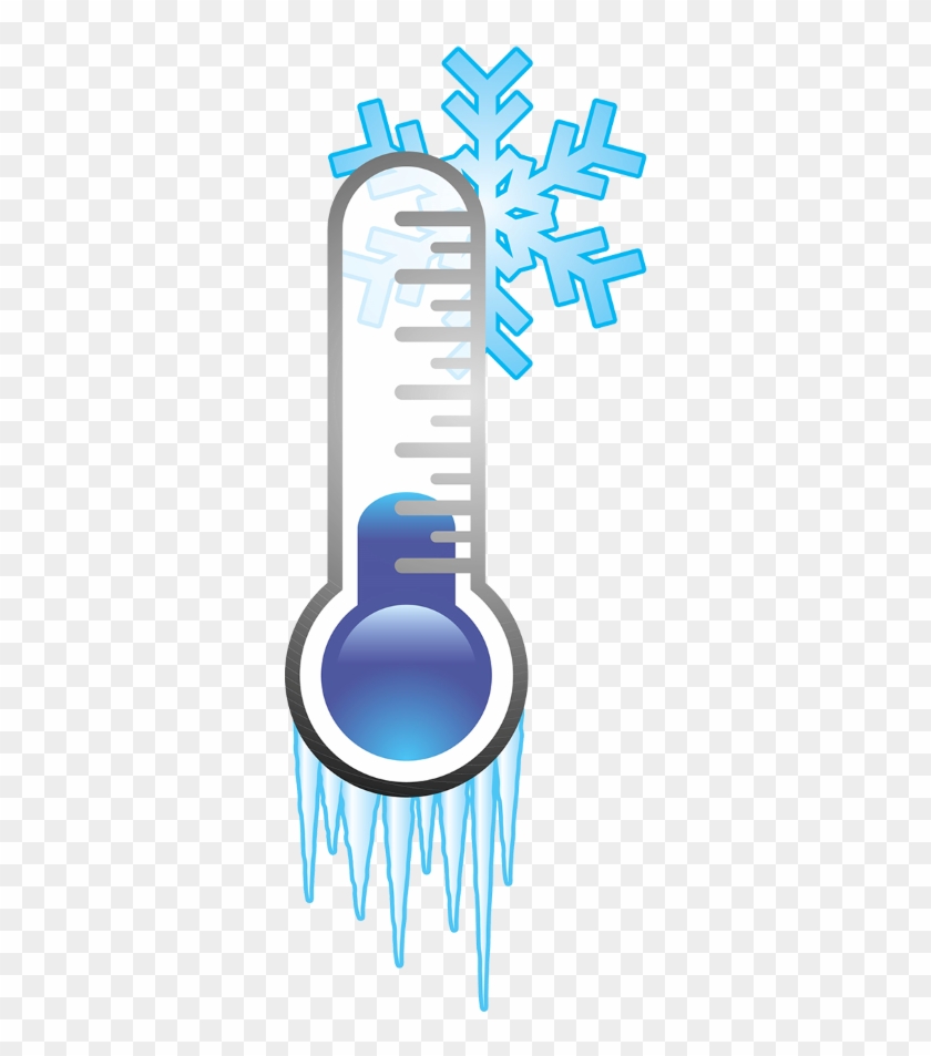 Winter Weather Graphic - Hot And Cold Temperatures Clipart