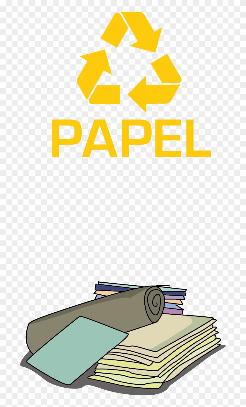 Bolsas De Papel - Recycle Symbol For Paper Clipart #3727601