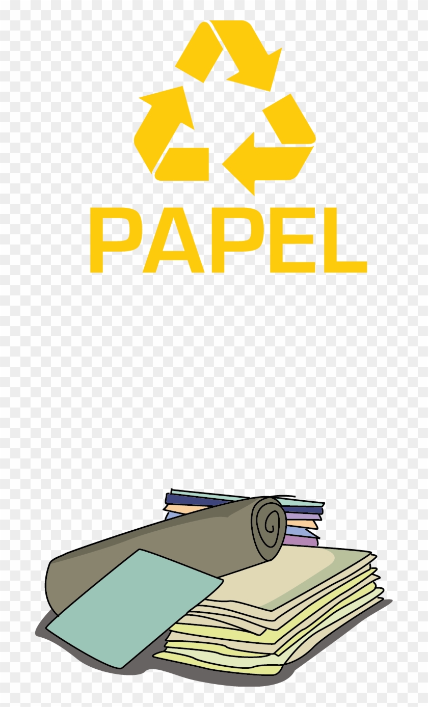 Bolsas De Papel - Recycle Symbol For Paper Clipart
