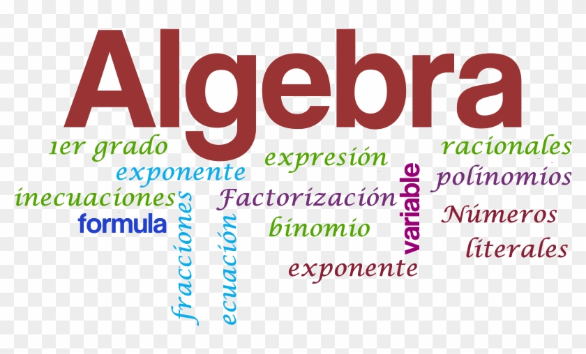 El Álgebra Es La Rama De Las Matemáticas Que Utiliza - Graphic Design Clipart #3729110