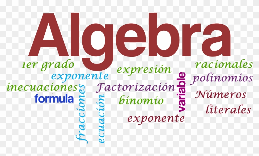El Álgebra Es La Rama De Las Matemáticas Que Utiliza - Graphic Design Clipart