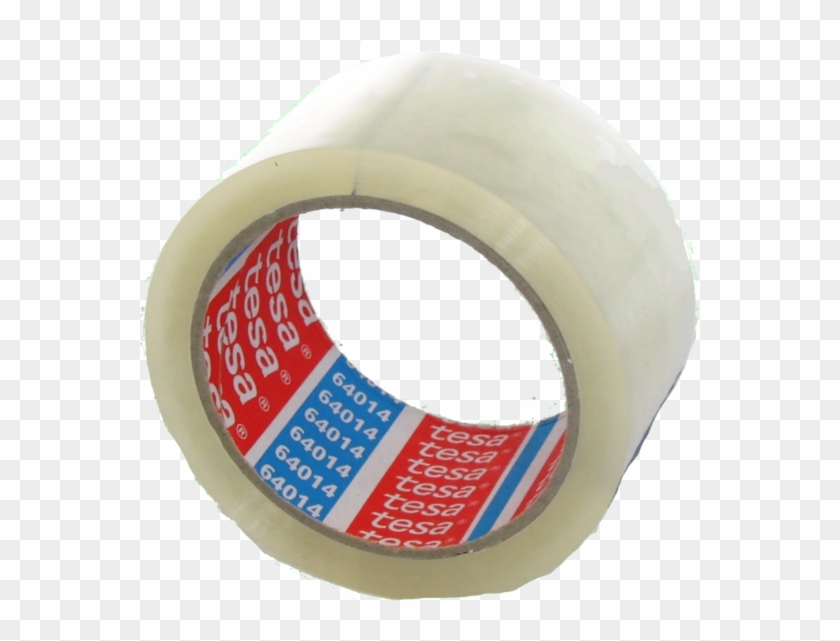 1 Roll Tesa Packing Tape Transparent 66m X 5cm - Circle Clipart