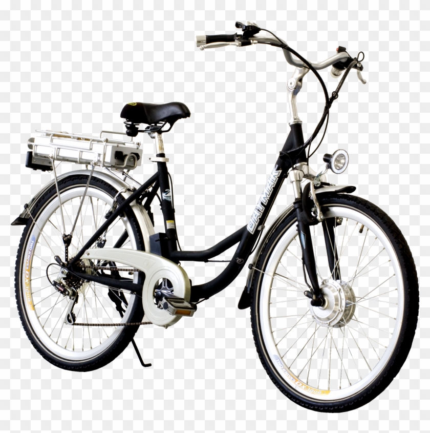 Paris Lithium Black - Hybrid Bicycle Clipart