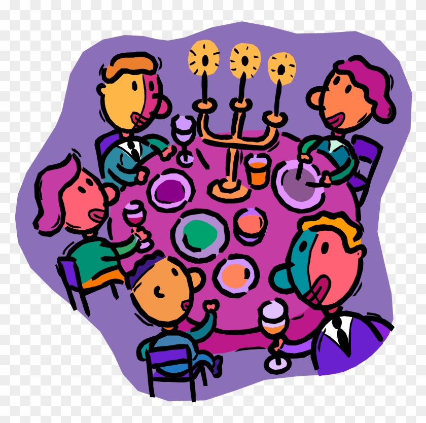 Birthday Dinner Clipart - Clipart Dinner Party - Png Download