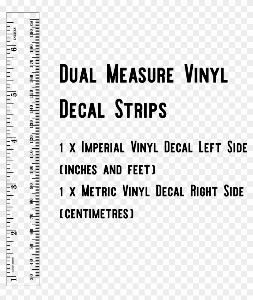 Diy Wooden Ruler Height Chart Kit - Fnv Horeca Clipart