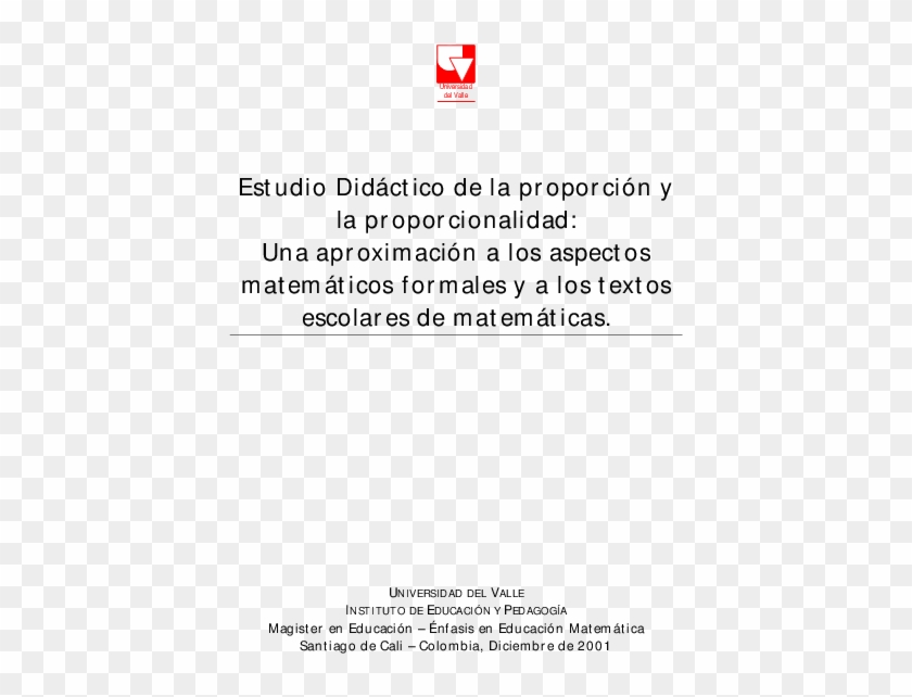 Pdf - University Of Valle Clipart #3729808
