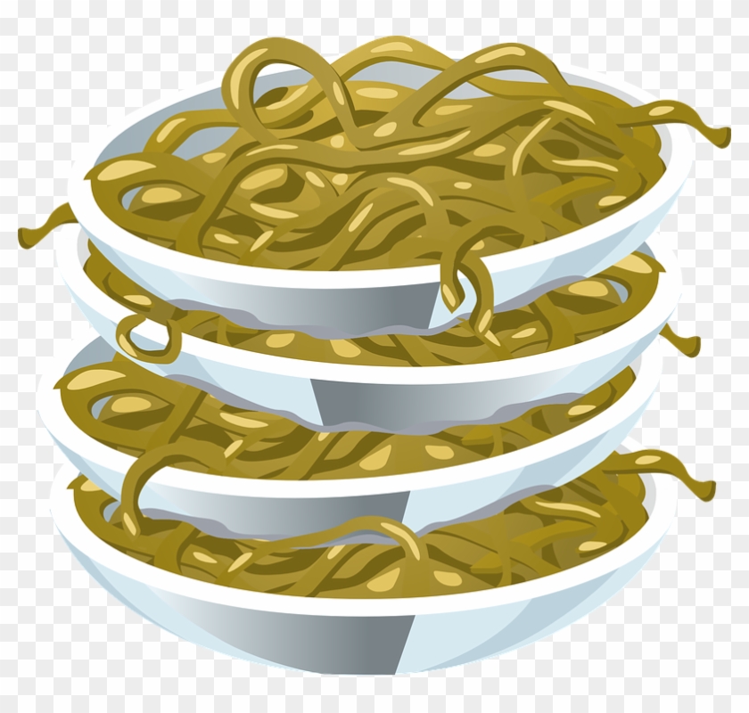Dinner Plate Clipart Stack - Gambar Mie Kartun Png Transparent Png