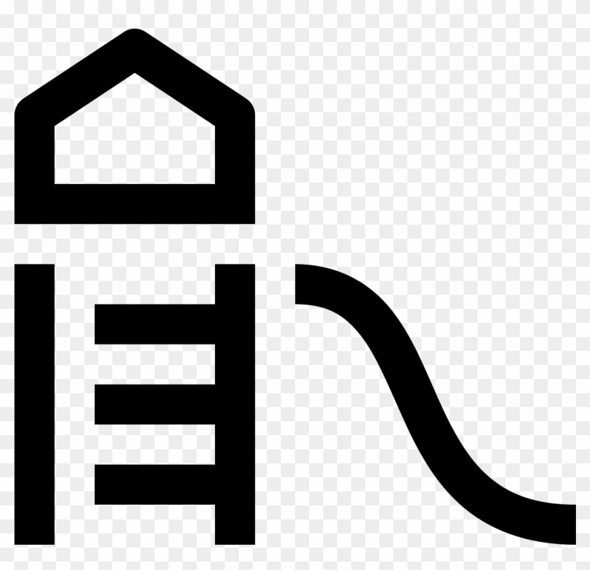 The Generic Playground Setup, An Angled Ladder Leading Clipart #3730058