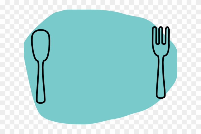Dinner Plate Clipart Cartoon - Dinner Setting Png Transparent Png