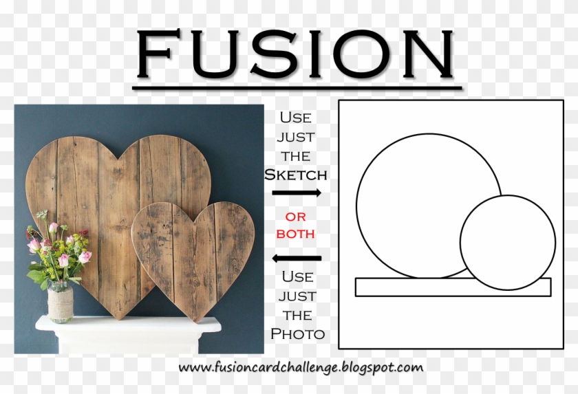 This Fortnights Card Is Inspired By The Gorgeous Wood - Wooden Heart Wall Decor Clipart