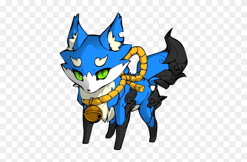 Foxglove - Fire Elemental Fox Clipart