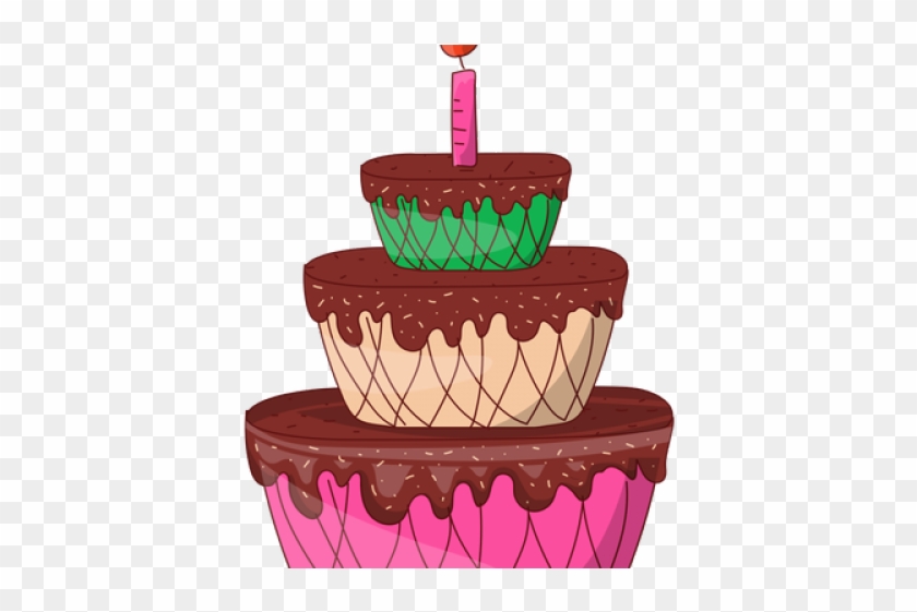 Birthday Cake Cartoon - Birthday Cake Clipart #3730700