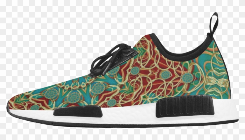 The Wooden Heart Mandala,giving Calm Women's Draco - Bisexual Shoes Clipart