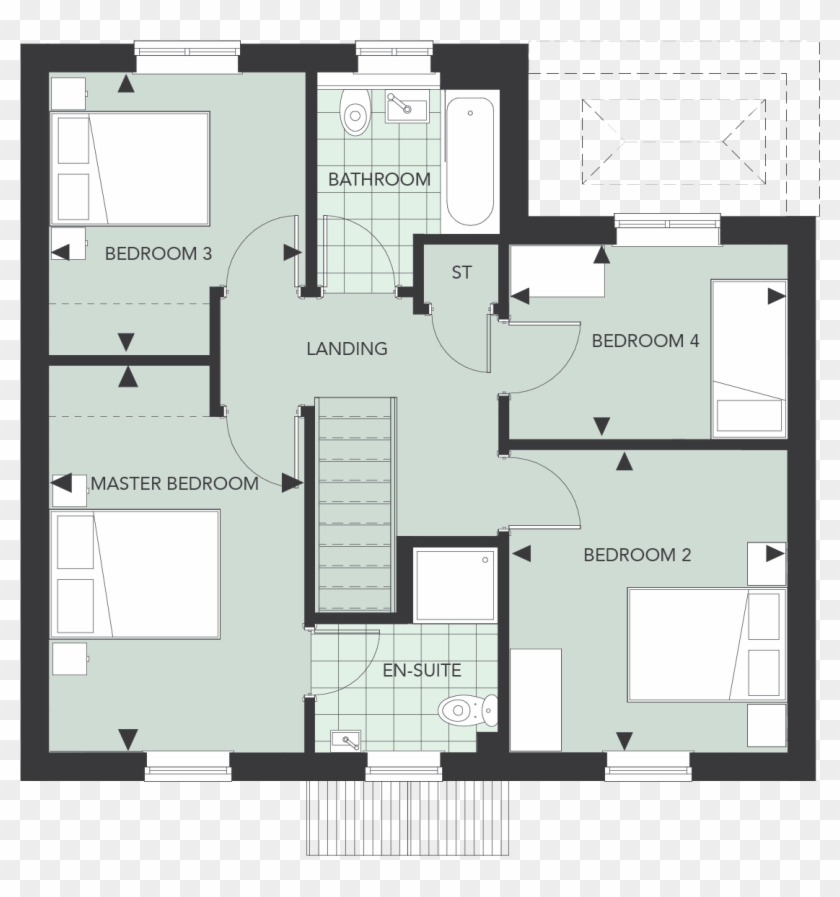 First Floor - Floor Plan Clipart #3730761