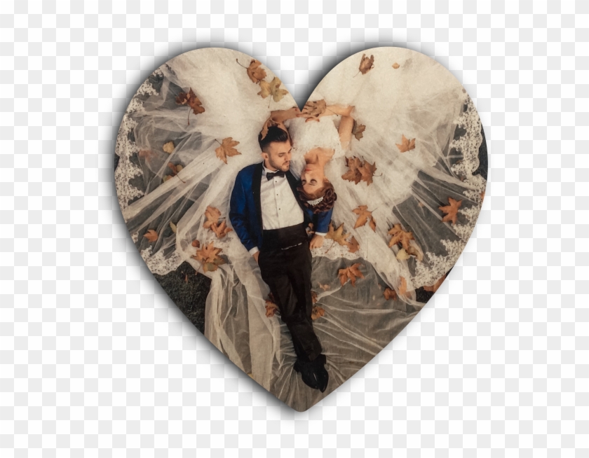 Heart Wood Print - Love Clipart