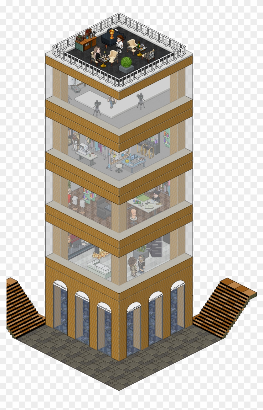 Edificio Ff Completo - House Clipart