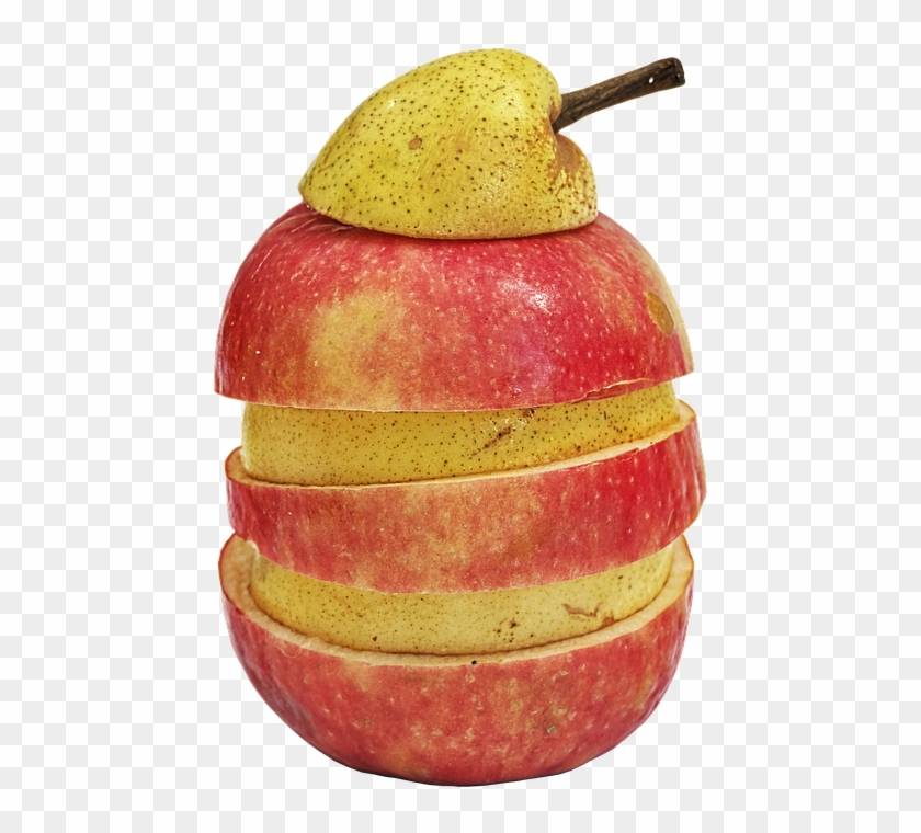 Apple Pears Fruit Fruit Slices Discs Pear Cut - Irisan Buah Png Clipart #3731238