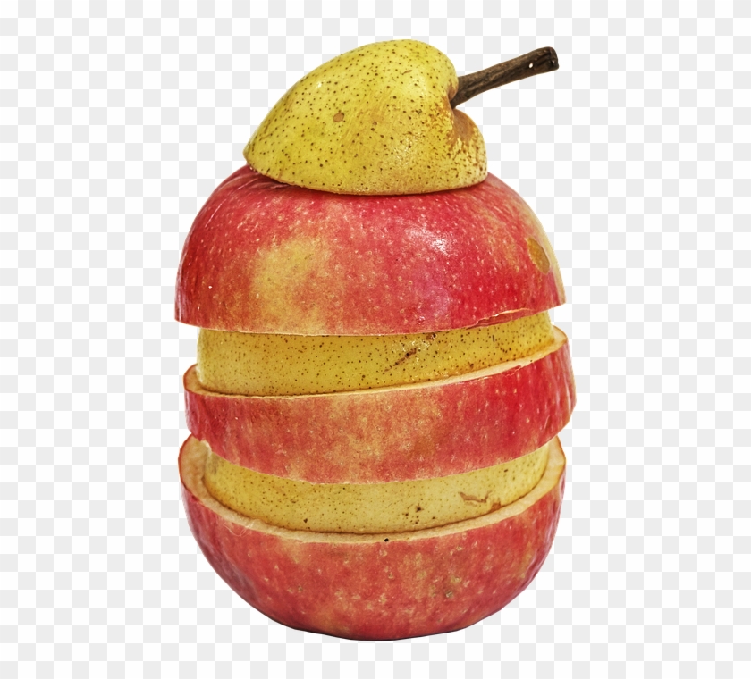 Apple Pears Fruit Fruit Slices Discs Pear Cut - Irisan Buah Png Clipart