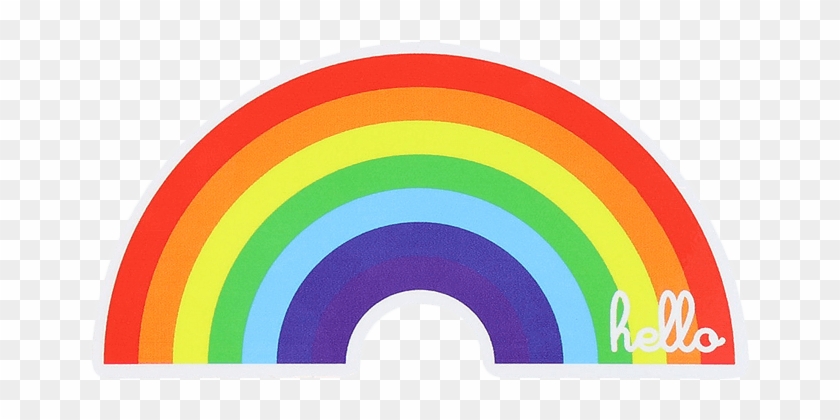 Sticker Transparent Rainbow - Circle Clipart #3731615