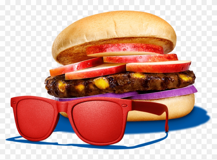 Crisp Apple Burger - Junk Food Clipart