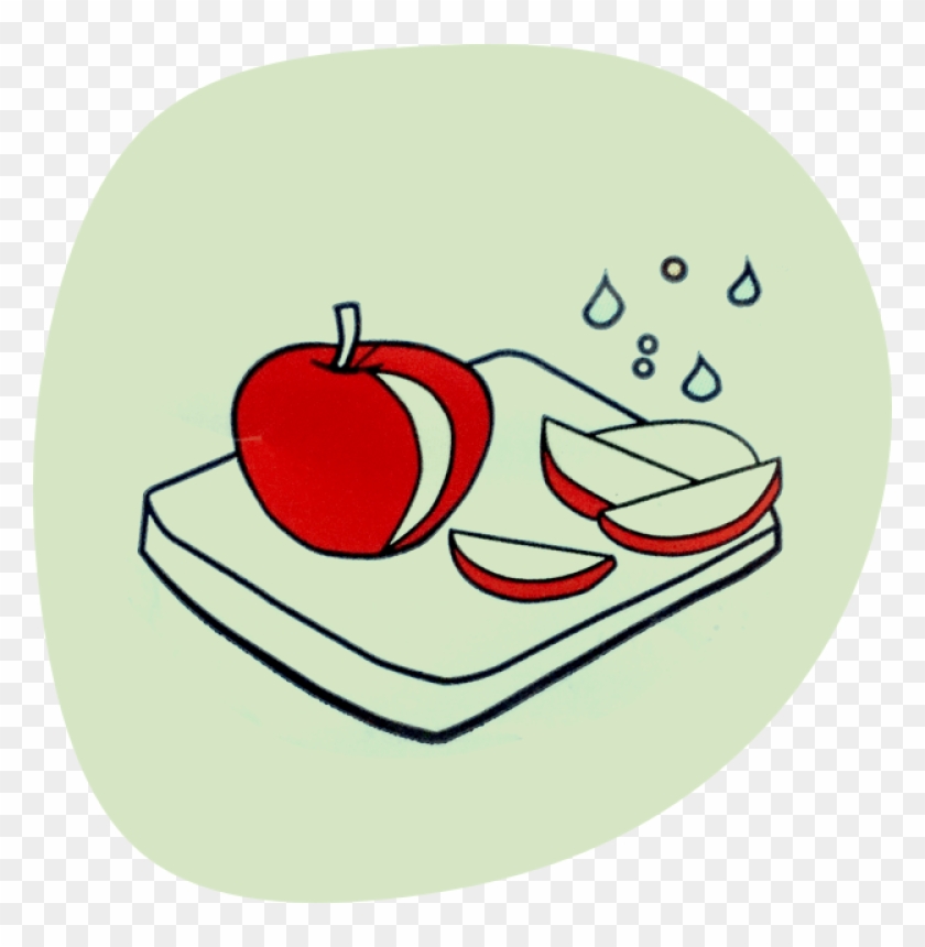 Sliced 2 - Apple Clipart