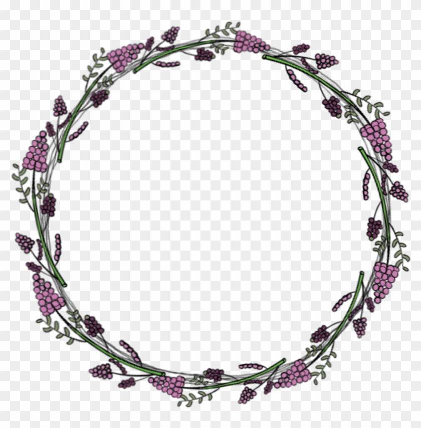 Guirnalda Fresco Dibujado A Mano Frontera Png Y Psd - Psd Clipart #3732152