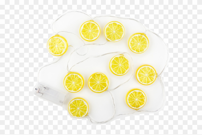 Guirnalda Led Limones - Throw Pillow Clipart