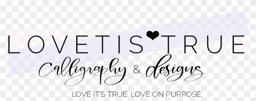 Lovetis'true Calligraphy & Designs - Calligraphy Clipart