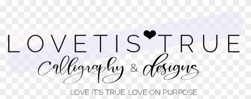 Lovetis'true Calligraphy & Designs - Calligraphy Clipart #3732685