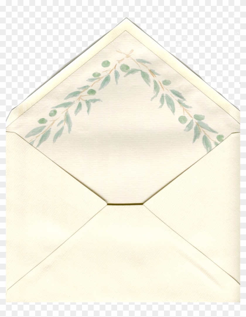 Sobre Guirnalda Olivo - Envelope Clipart #3732721