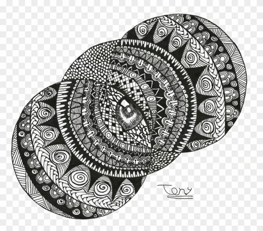 Zentangle Transparent Images - Transparent Zentangle Png Clipart