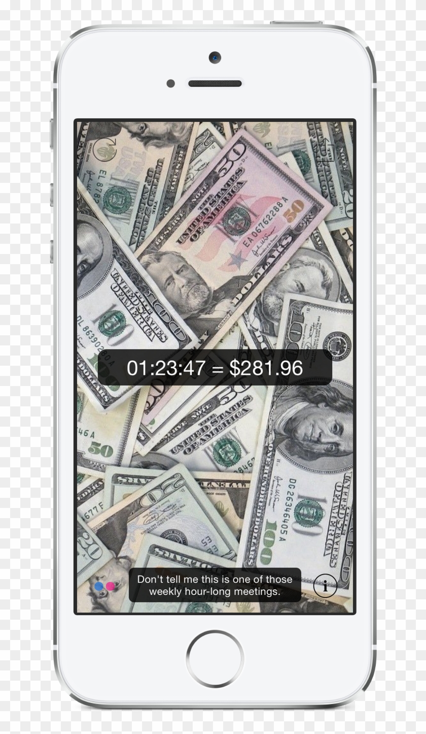 Time Is Money - 50 Dollar Bill Clipart