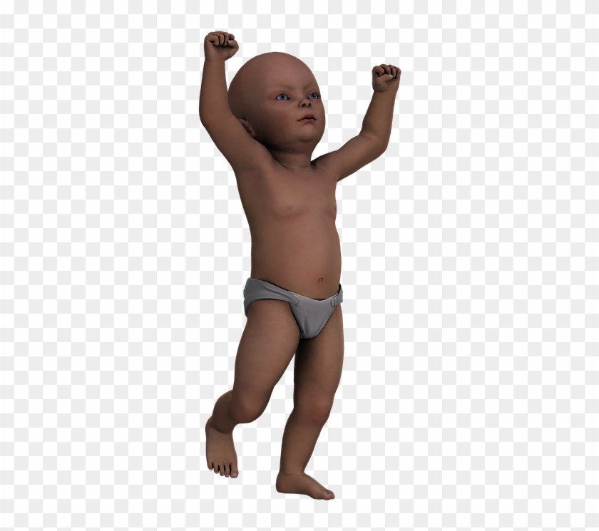 Baby Child Small Child Digital Art Isolated - Small Child Png Clipart #3734128