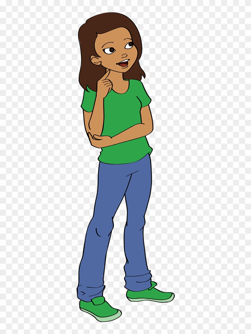 Wide Format, Transparent Background - Transparent Girls Thinking Clipart - Png Download