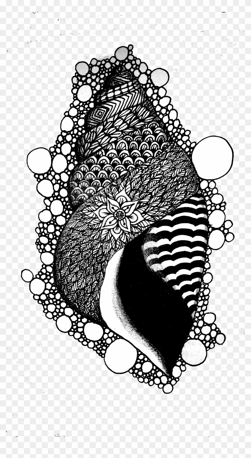 Drawn Tentacle Zentangle - Illustration Clipart #3734593