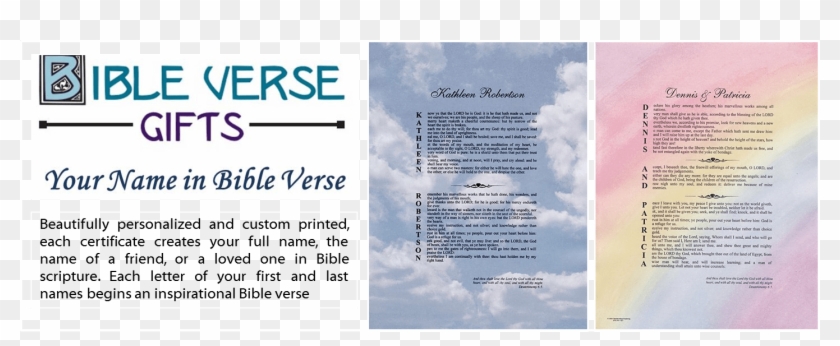 Bible Verse Gifts - Brochure Clipart #3735211
