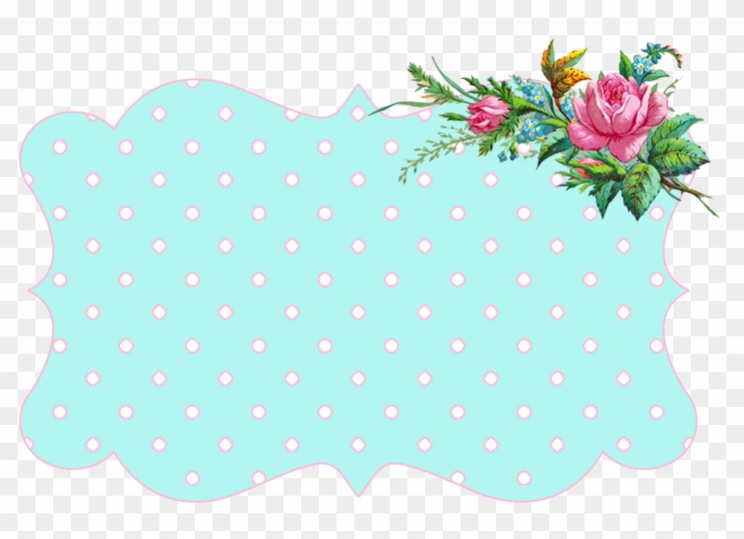 These Are Png Files - Frame Vintage Floral Png Clipart #3735329