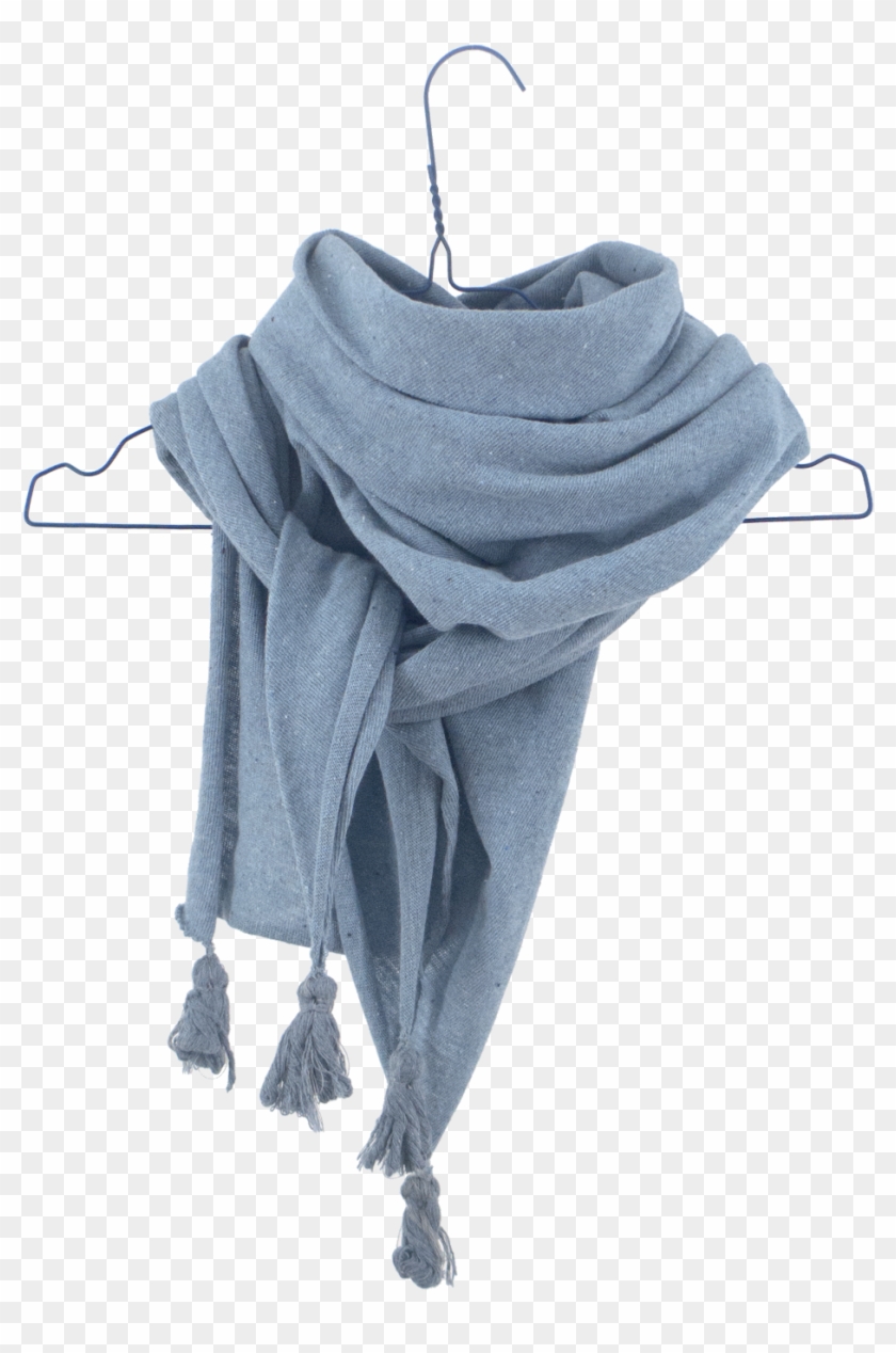 Large Scarf With Tassels, Here Shown Knotted - Scarf Clipart #3735804
