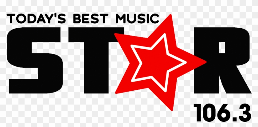 Star - Star 106.3 Fm Logo Clipart #3735812
