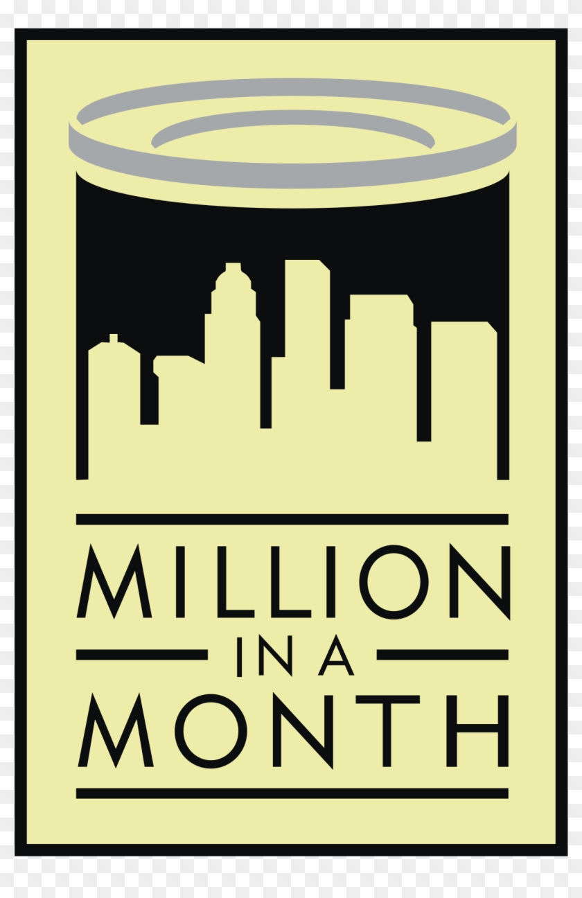 Million In A Month Logo Png Transparent Clipart #3735841