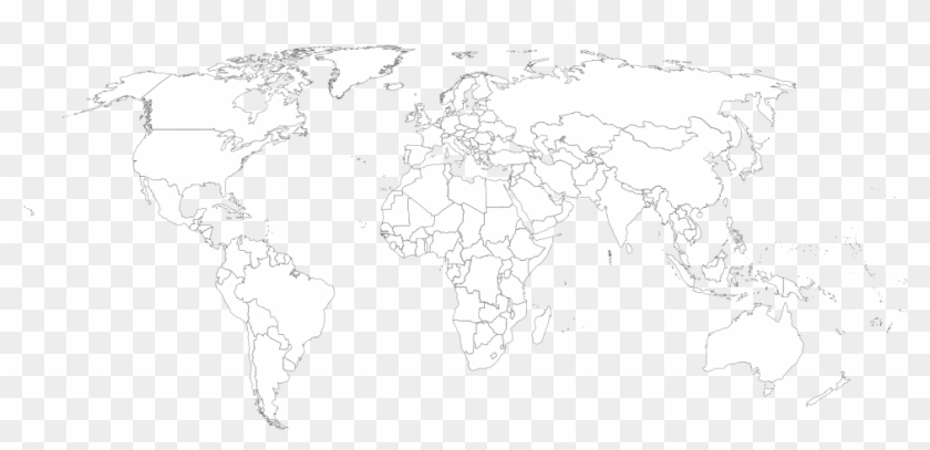 File Blank World Map 2016 Svg - World Map Vector Clipart #3735902