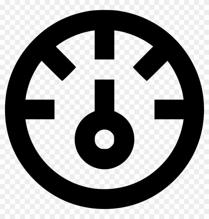 Dashboard Gauge Guage Odometer Speed Speedometer Widget - Recycle Logo In Circle Clipart #3735935