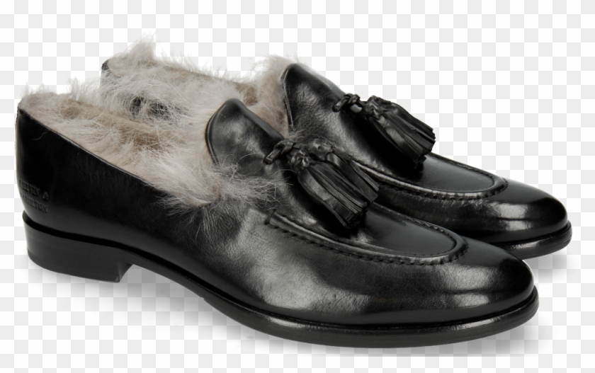 Loafers Clint 6 Black Tassel - Slip-on Shoe Clipart #3735982