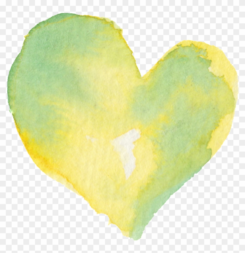 Yellow Heart Love Transparent Decorative Free Download - Heart Clipart