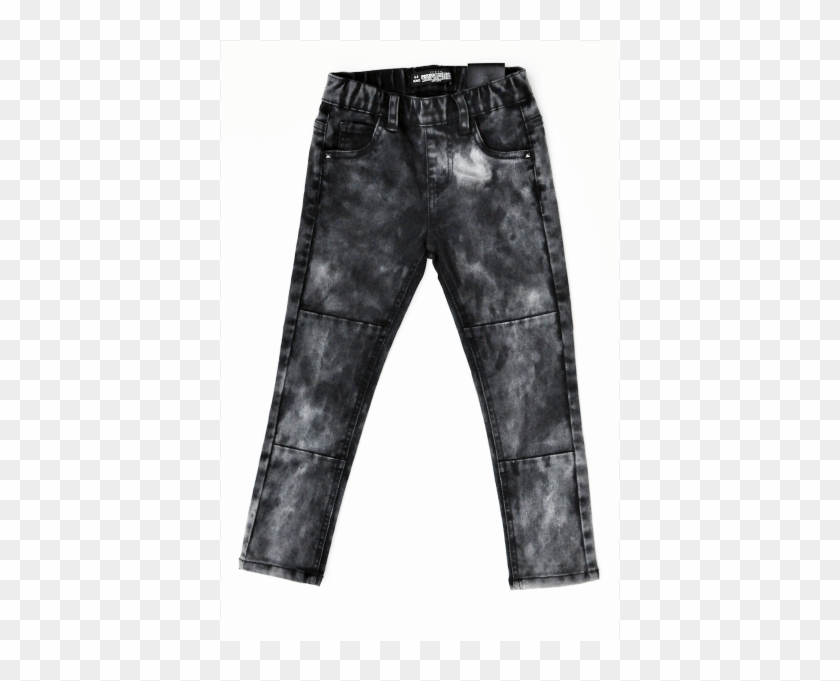 Unisex Black Authority Jeans For Trendy Boys & Girls, - Black Acid Wash Jeans For Boys Clipart