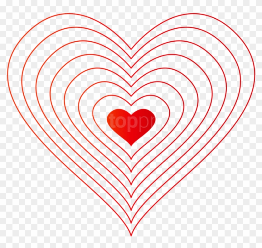 Free Png Heart Decorative Transparent Png - Heart Clipart #3736485