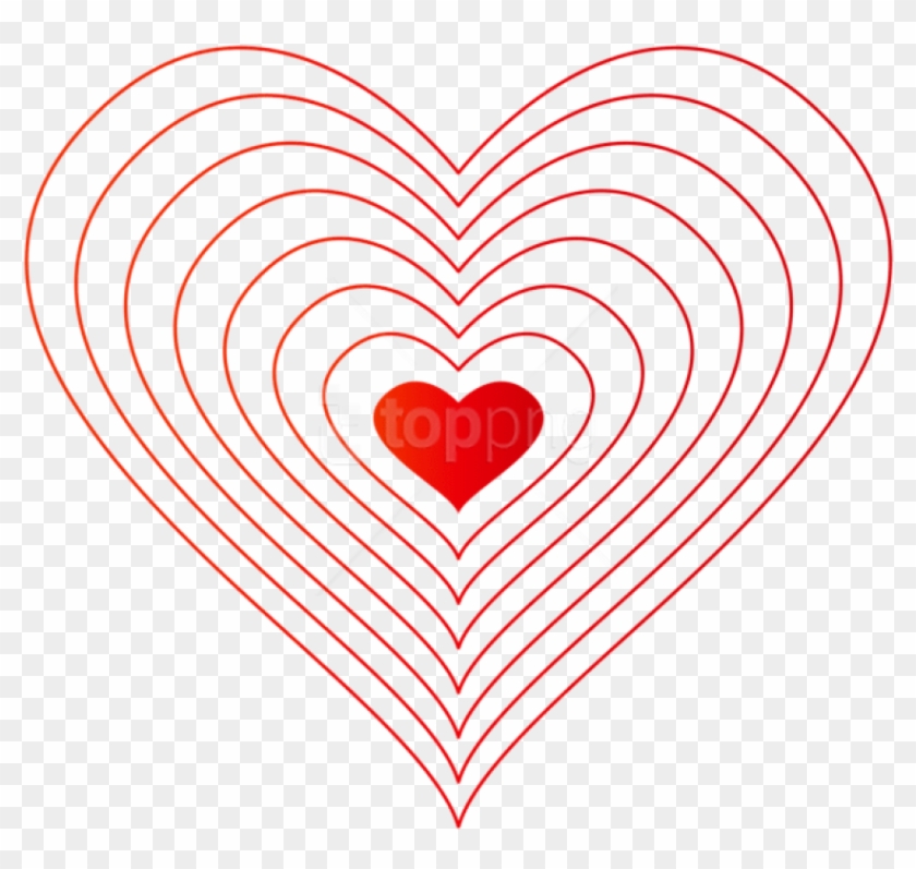 Free Png Heart Decorative Transparent Png - Heart Clipart #3736485