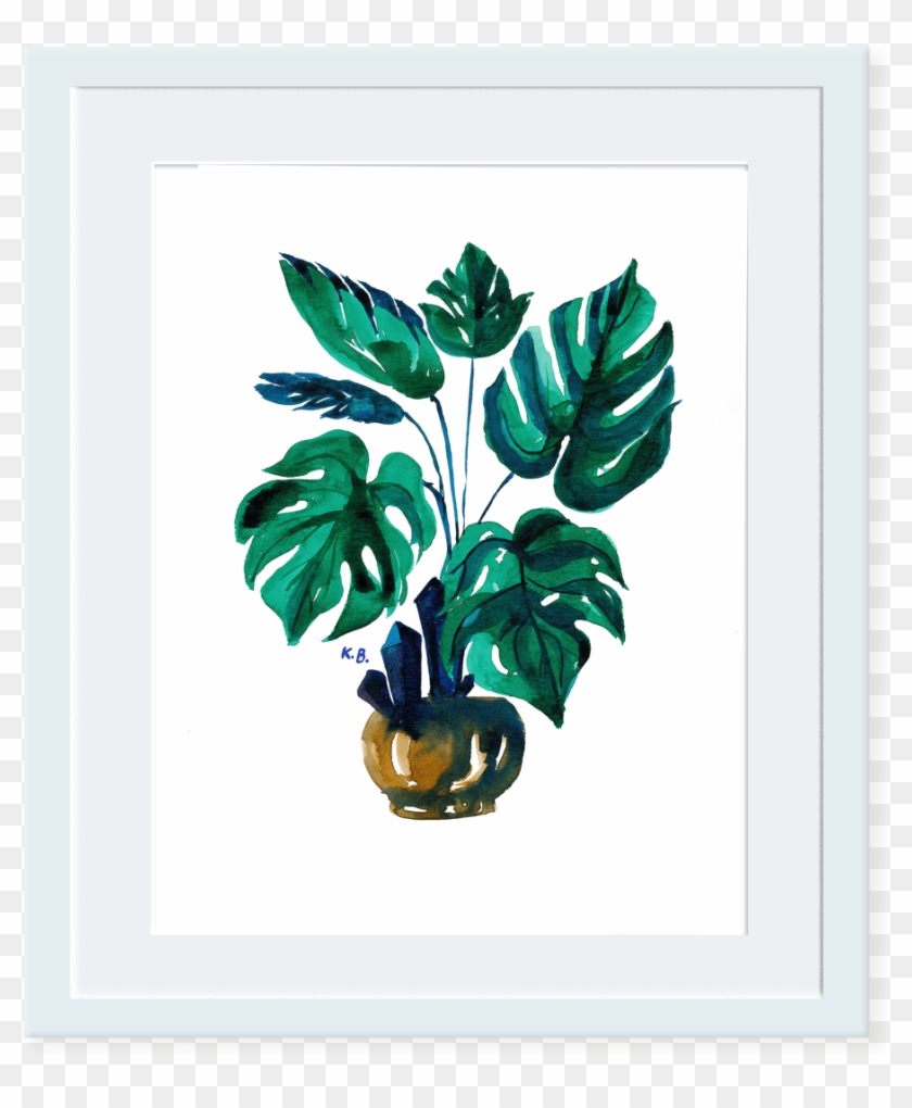 Monstera Crystal - Illustration Clipart #3736720