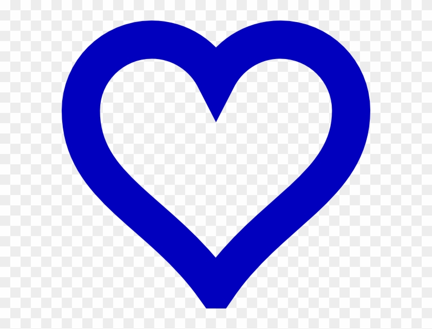 Blue Heart Clipart Free - Png Download