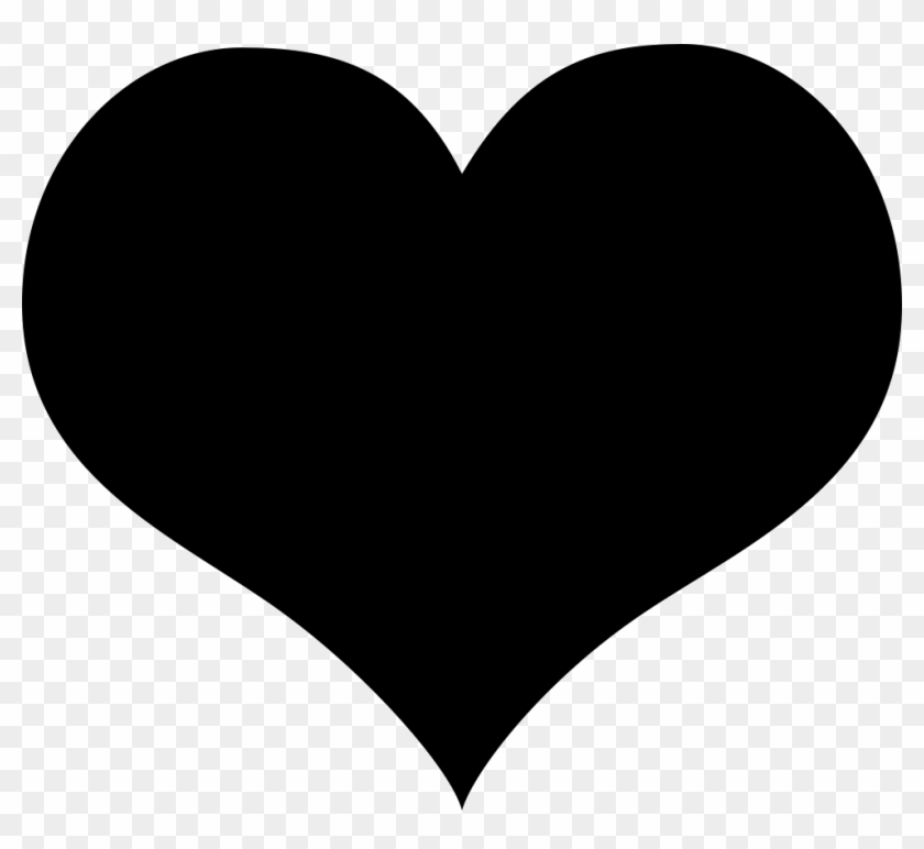 Png File Svg - Black Heart Transparent Icon Clipart